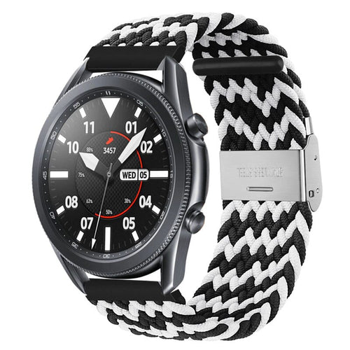 black-white-zig-xiaomi-redmi-watch-5-active-watch-straps-nz-nylon-braided-loop-watch-bands-aus