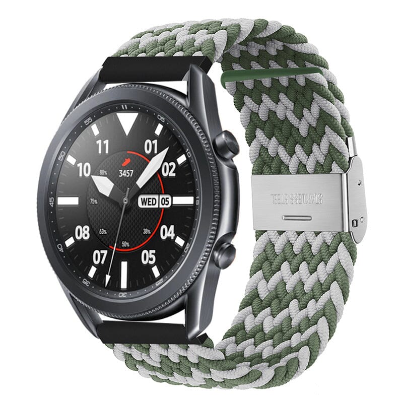 green-white-zig-coros-apex-4-(46mm)-watch-straps-nz-nylon-braided-loop-watch-bands-aus-995767