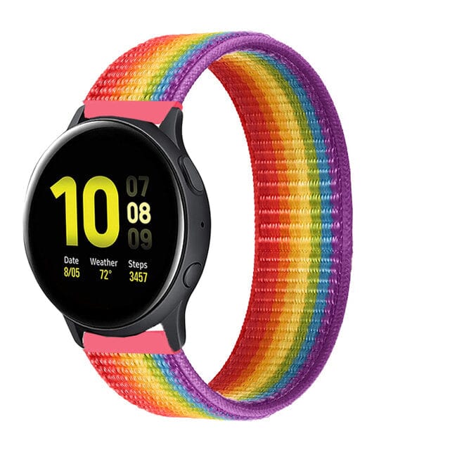 rainbow-huawei-watch-gt-6-pro-watch-straps-nz-nylon-sports-loop-watch-bands-aus