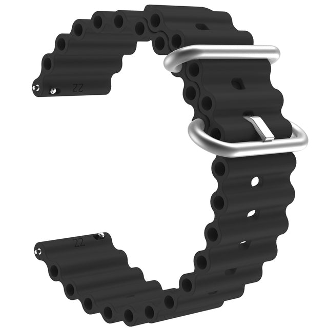 black-ocean-bands-huawei-watch-5-(42mm)-watch-straps-nz-ocean-band-silicone-watch-bands-aus