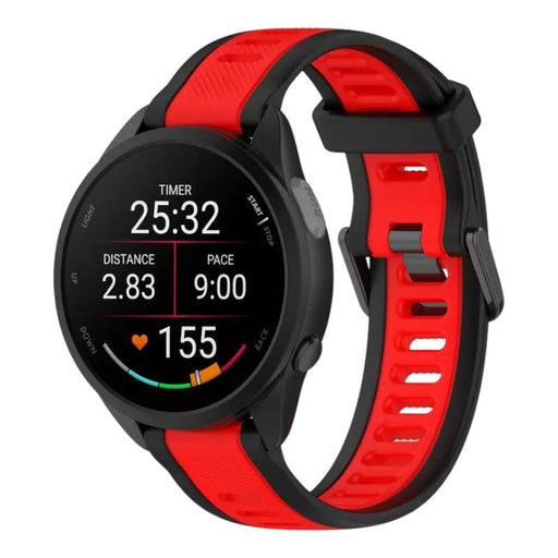 black-red-oneplus-watch-watch-straps-nz-dual-colour-silicone-watch-bands-aus-996623