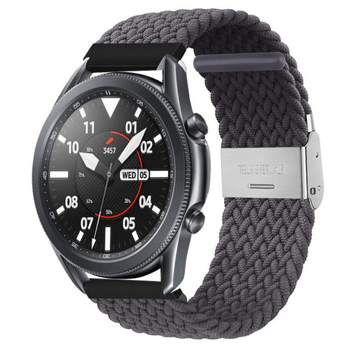 dark-grey-garmin-18mm-range-watch-straps-nz-nylon-braided-loop-watch-bands-aus