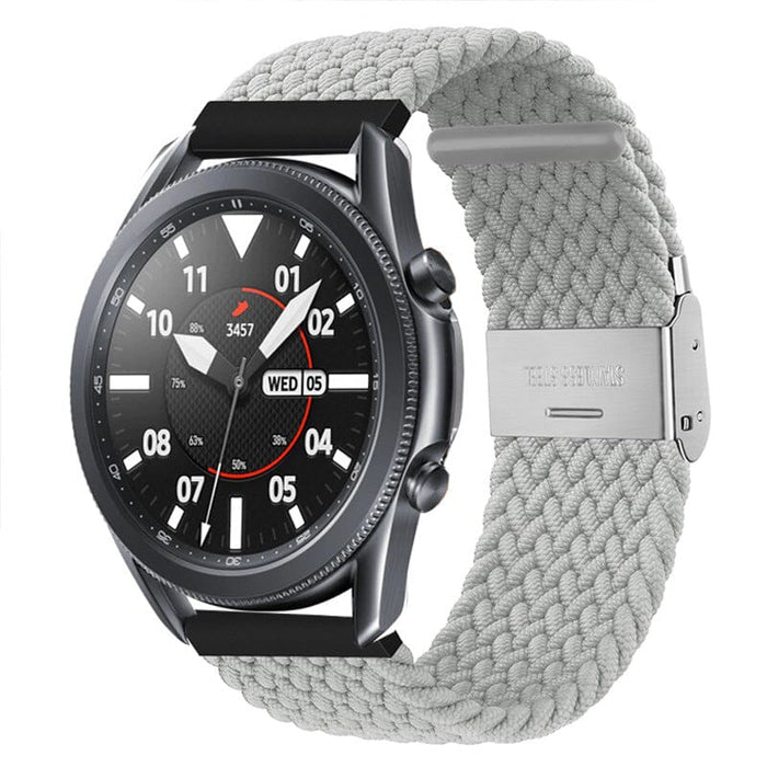 light-grey-amazfit-t-rex-3-watch-straps-nz-nylon-braided-loop-watch-bands-aus