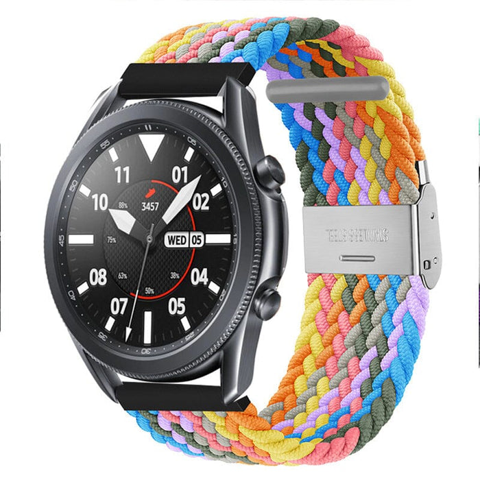 rainbow-garmin-fenix-8-(51mm)-watch-straps-nz-nylon-braided-loop-watch-bands-aus