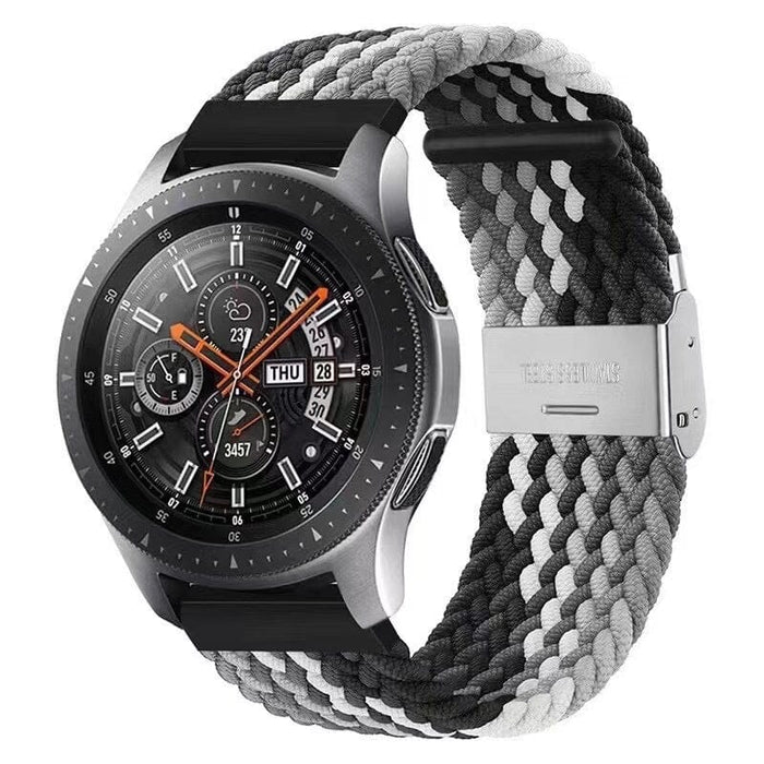 black-grey-white-fossil-18mm-range-watch-straps-nz-nylon-braided-loop-watch-bands-aus