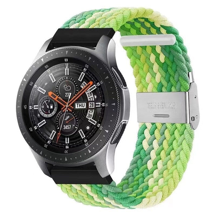 green-white-google-pixel-watch-4-(41mm)-watch-straps-nz-nylon-braided-loop-watch-bands-aus