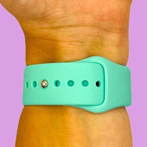 teal-coros-apex-4-(46mm)-watch-straps-nz-silicone-button-watch-bands-aus