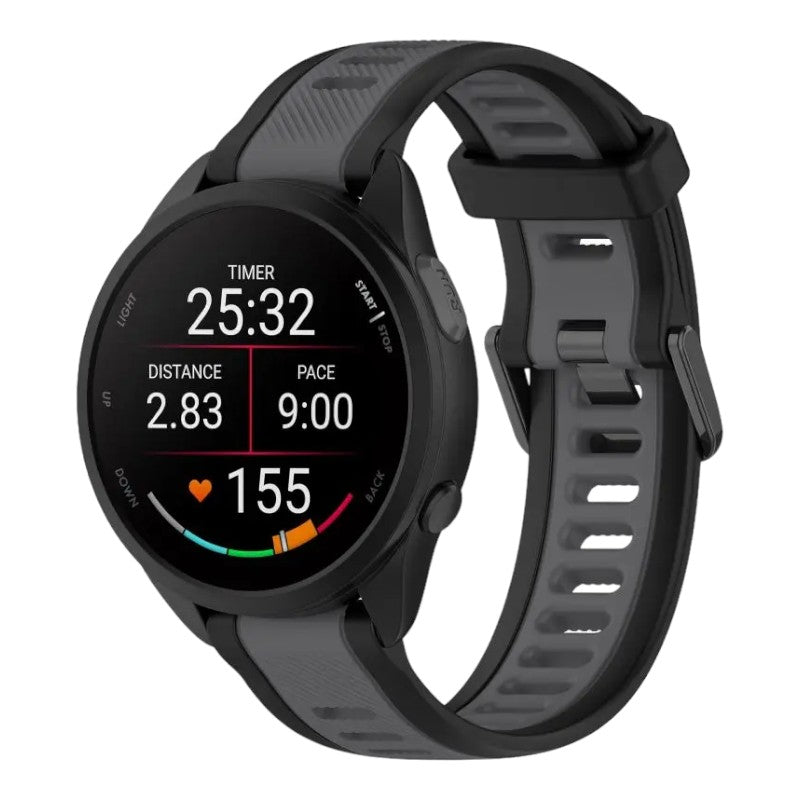 black-grey-garmin-venu-x1-watch-straps-nz-dual-colour-silicone-watch-bands-aus-996626