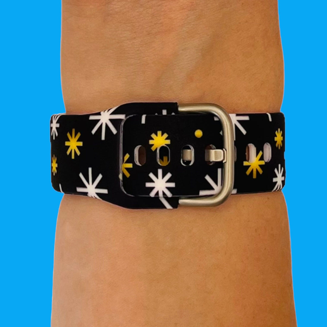 yellow-stars-garmin-venu-x1-watch-straps-nz-pattern-straps-watch-bands-aus-808401
