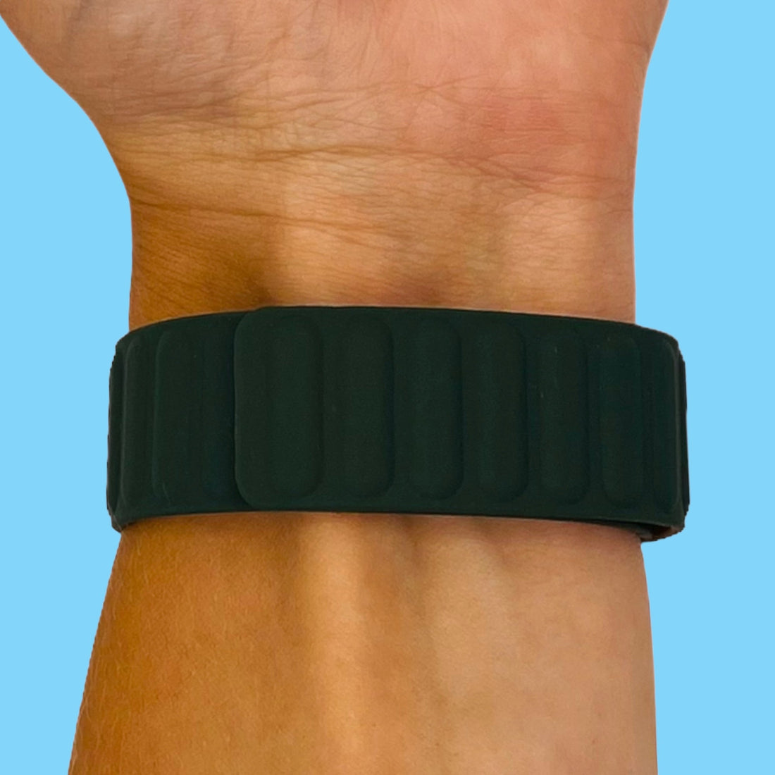green-garmin-vivomove-3s-watch-straps-nz-magnetic-silicone-watch-bands-aus