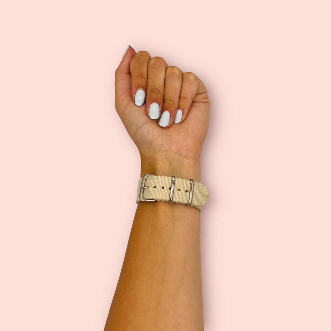 beige-kogan-active+-smart-watch-watch-straps-nz-nato-nylon-watch-bands-aus
