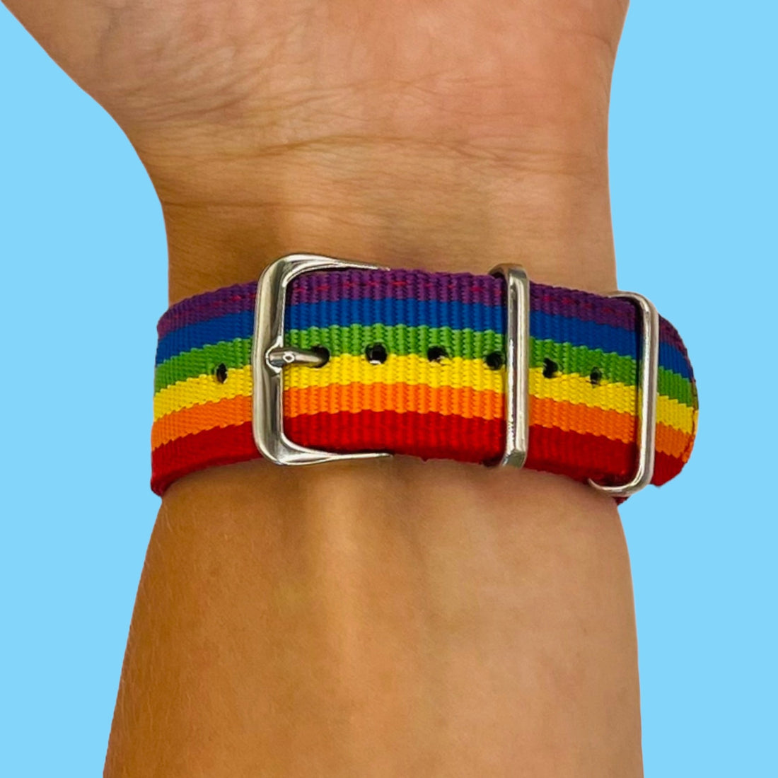 rainbow-fitbit-versa-watch-straps-nz-nato-nylon-watch-bands-aus