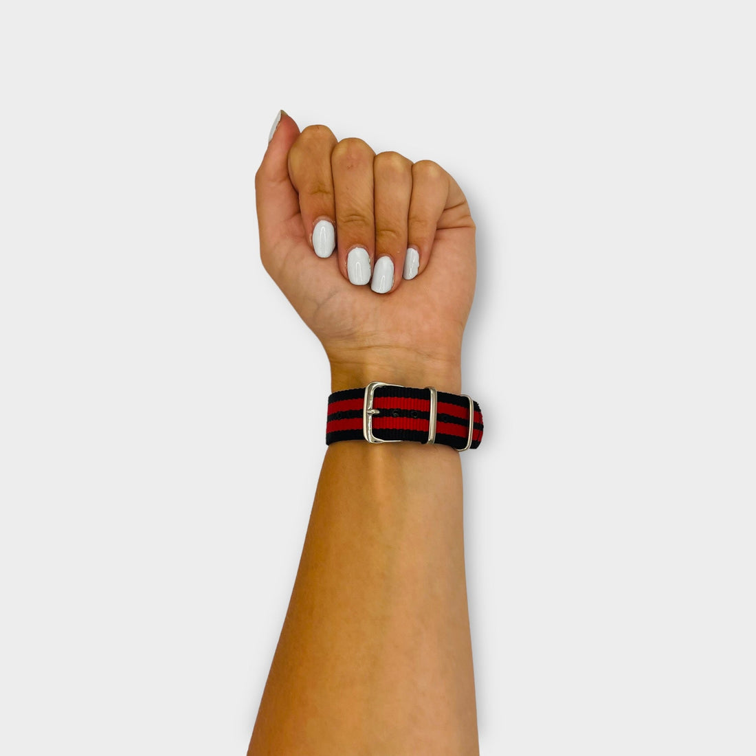black-red-samsung-galaxy-watch-6-classic-(43mm)-watch-straps-nz-nato-nylon-watch-bands-aus-994057