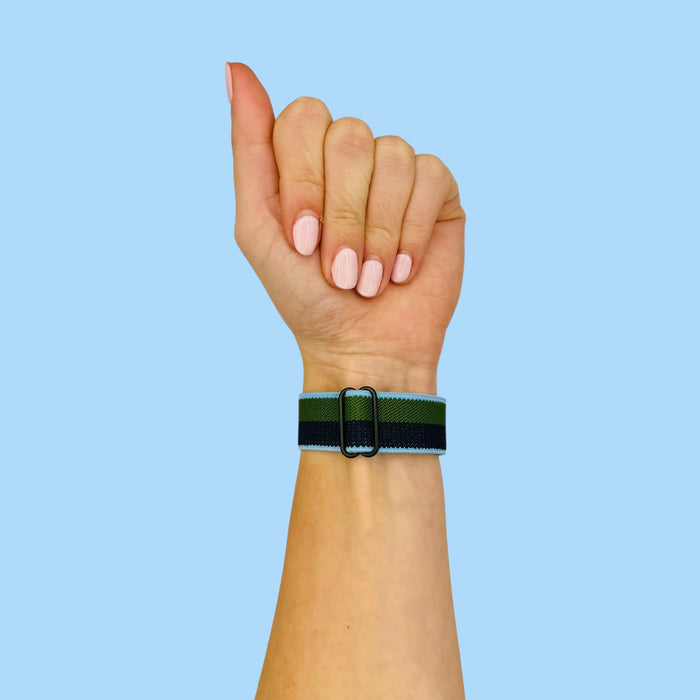 blue-green-stripe-samsung-galaxy-watch-6-classic-(47mm)-watch-straps-nz-braided-loop-flex-watch-bands-aus