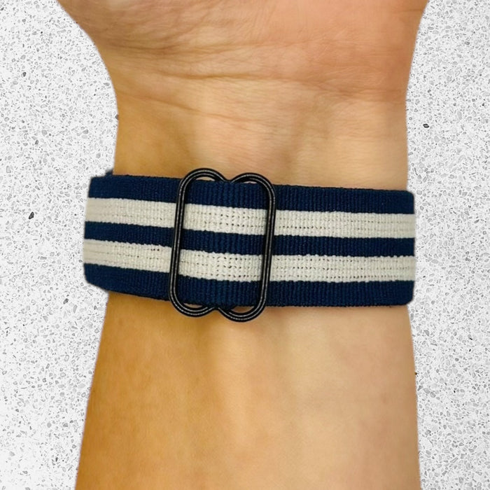 blue-white-stripe-garmin-vivoactive-6--watch-straps-nz-braided-loop-flex-watch-bands-aus