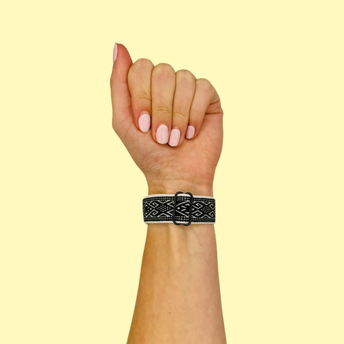 bohemian-black-white-spacetalk-adventurer-2-watch-straps-nz-braided-loop-flex-watch-bands-aus