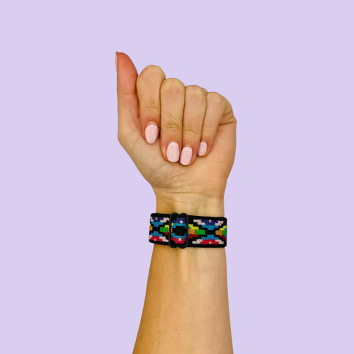 bohemian-colour-ticwatch-e3-watch-straps-nz-braided-loop-flex-watch-bands-aus