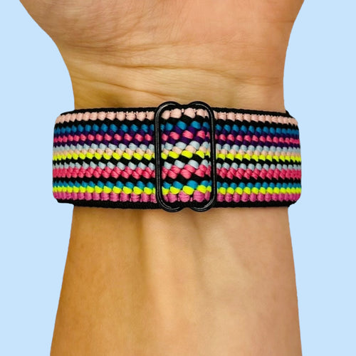 bohemian-rainbow-garmin-vivoactive-4s-watch-straps-nz-braided-loop-flex-watch-bands-aus