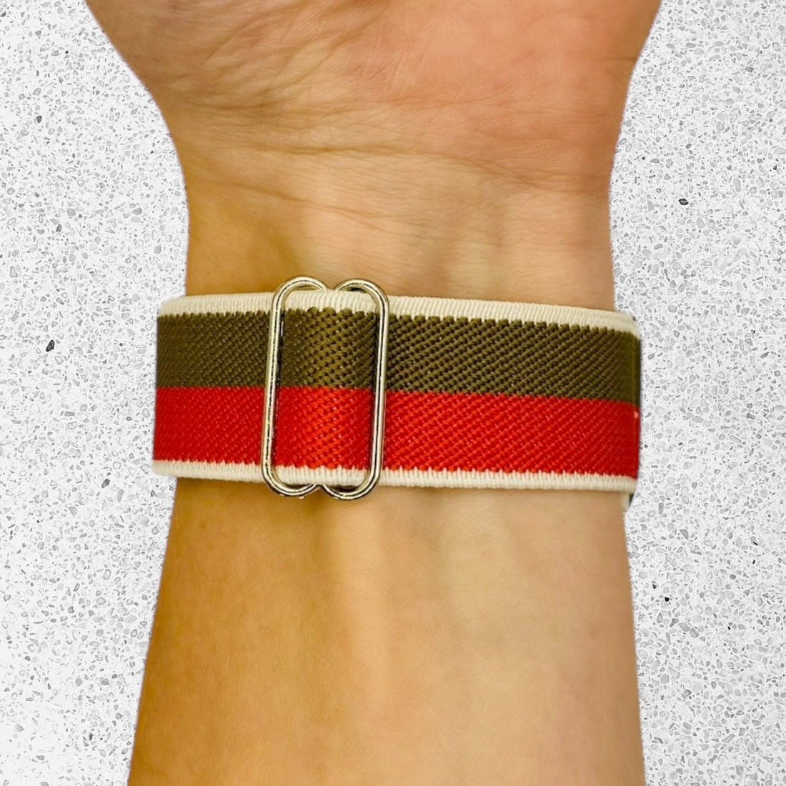 red-brown-white-stripe-samsung-galaxy-watch-7-(40mm)-watch-straps-nz-braided-loop-flex-watch-bands-aus-996768