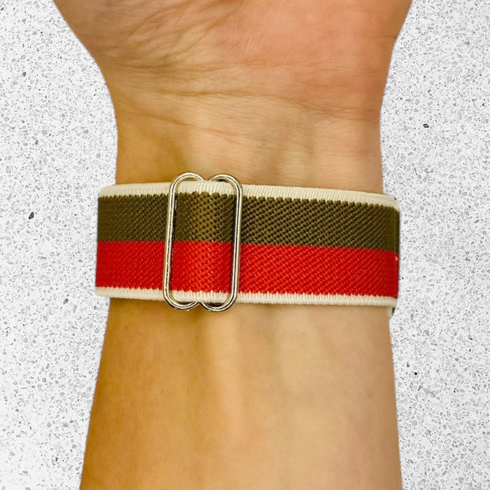 red-brown-white-stripe-coros-apex-2-watch-straps-nz-braided-loop-flex-watch-bands-aus