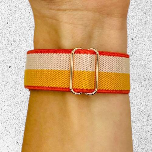 white-gold-rose-stripe-garmin-forerunner-165-watch-straps-nz-braided-loop-flex-watch-bands-aus