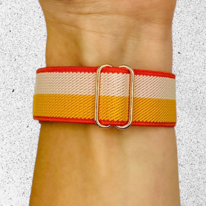 white-gold-rose-stripe-samsung-galaxy-watch-3-(41mm)-watch-straps-nz-braided-loop-flex-watch-bands-aus