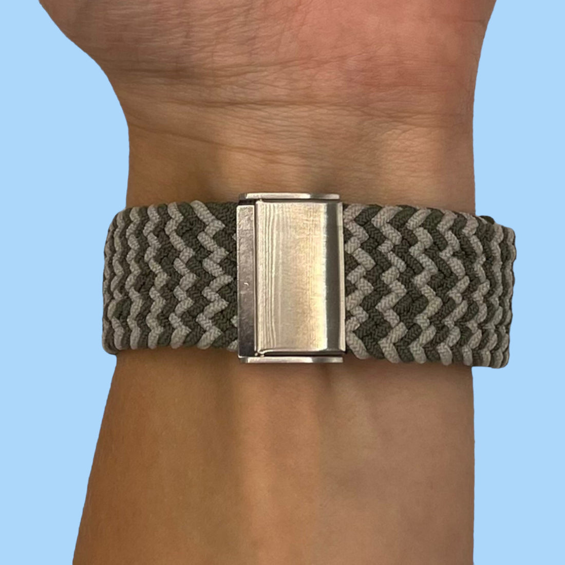 green-white-zig-garmin-venu-x1-watch-straps-nz-nylon-braided-loop-watch-bands-aus-995767