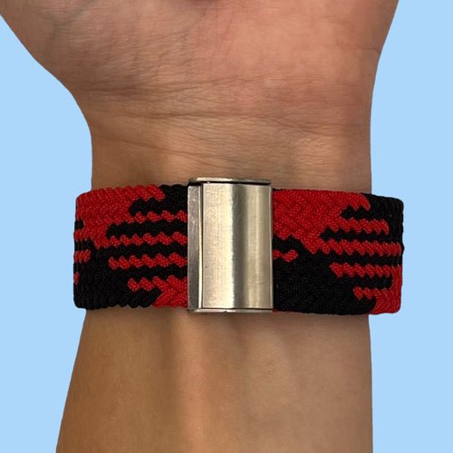 red-white-spacetalk-adventurer-2-watch-straps-nz-nylon-braided-loop-watch-bands-aus