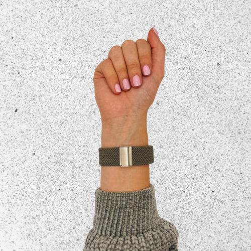 green-fitbit-charge-5-watch-straps-nz-nylon-braided-loop-watch-bands-aus