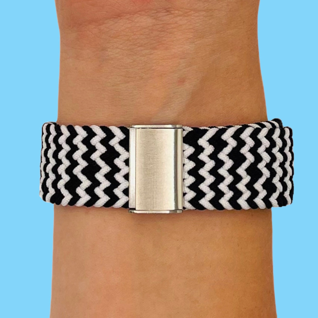 black-white-zig-samsung-galaxy-watch-7-(40mm)-watch-straps-nz-nylon-braided-loop-watch-bands-aus-995712