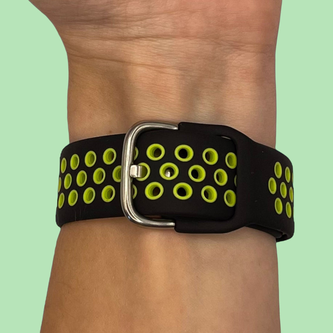 black-and-green-garmin-descent-g2-watch-straps-nz-silicone-sports-watch-bands-aus