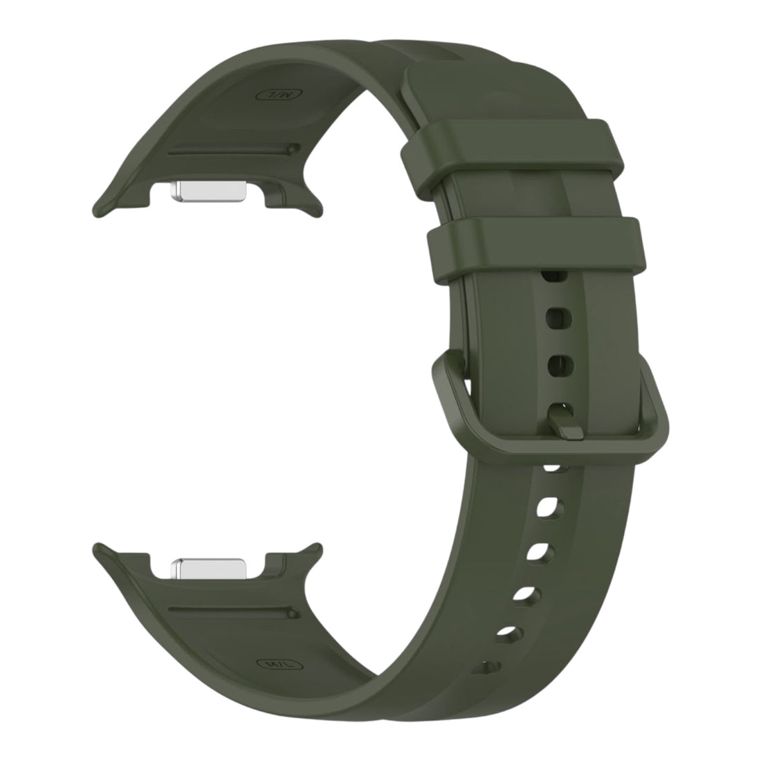 Replacement-Galaxy-Watch-9-Silicone-Watch-Straps-in-Army-Green-NZ-Aus