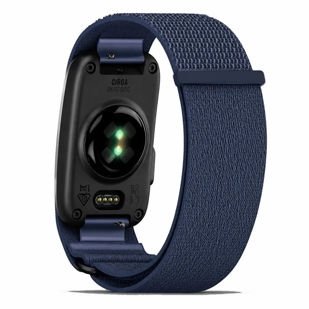 garmin-cirqa-nylon-flex-loop-watch-strap-replacement-watch-band-denim-blue-801101