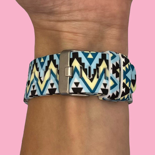 aztec-garmin-fenix-e-watch-straps-nz-pattern-silicone-watch-bands-aus