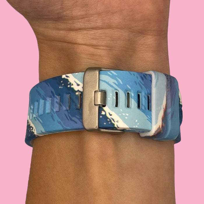 oceans-garmin-fenix-5-watch-straps-nz-pattern-silicone-watch-bands-aus