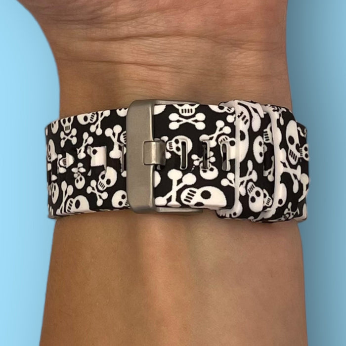 skull-crossbonmes-garmin-fenix-5-watch-straps-nz-pattern-silicone-watch-bands-aus