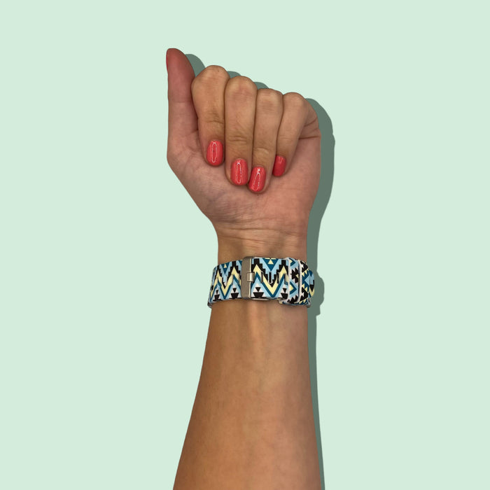 aztec-garmin-approach-s70-(47mm)-watch-straps-nz-pattern-silicone-watch-bands-aus