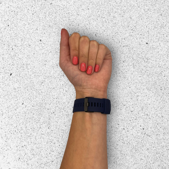 navy-blue-garmin-fenix-6-watch-straps-nz-silicone-watch-bands-aus