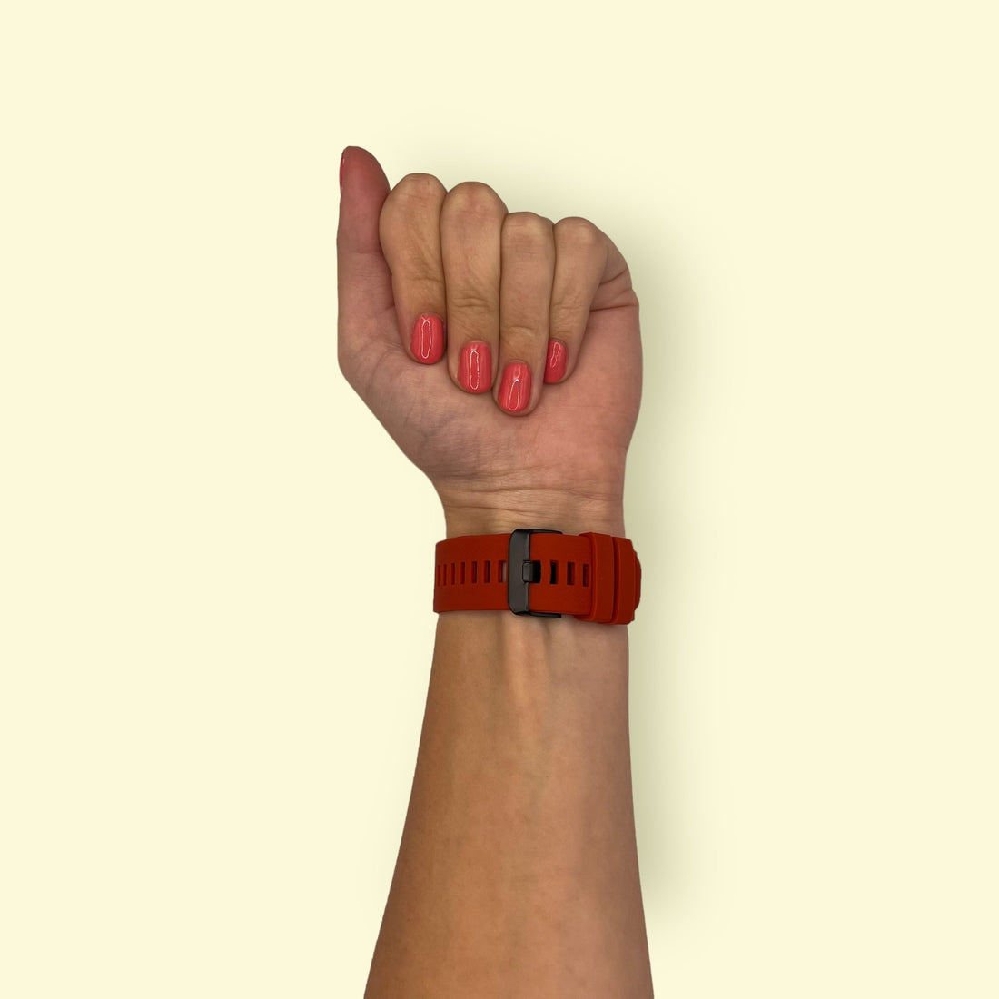 red-garmin-quatix-5-watch-straps-nz-silicone-watch-bands-aus