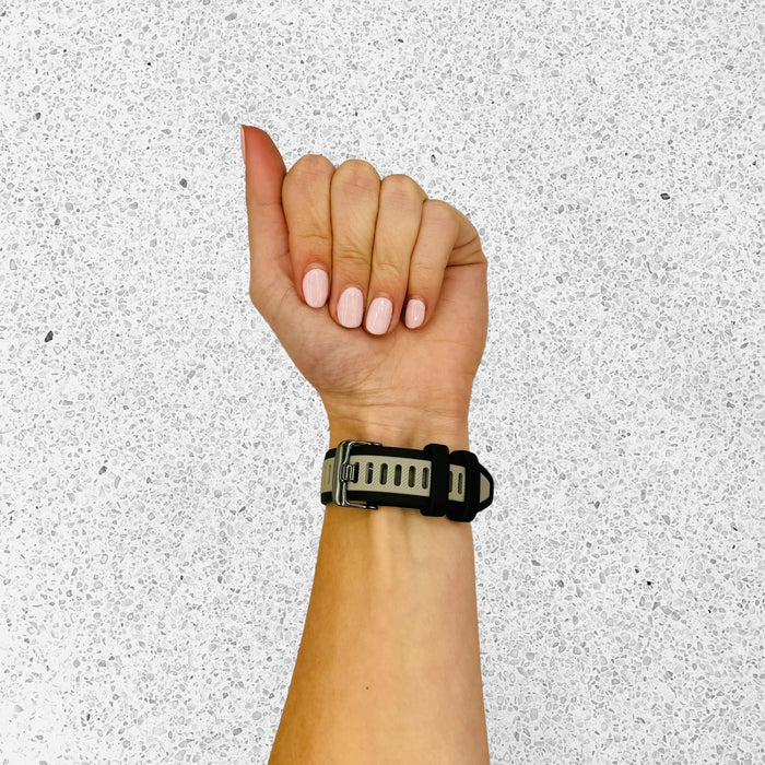 black-slate-ticwatch-e3-watch-straps-nz-dual-colour-silicone-watch-bands-aus