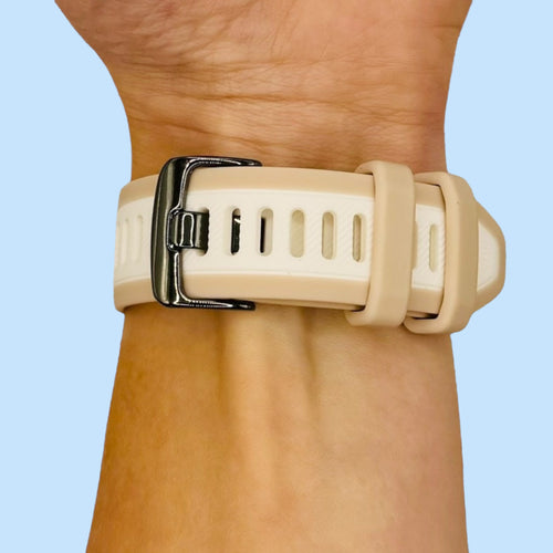 pink-white-fossil-women's-gen-4-q-venture-hr-watch-straps-nz-dual-colour-silicone-watch-bands-aus