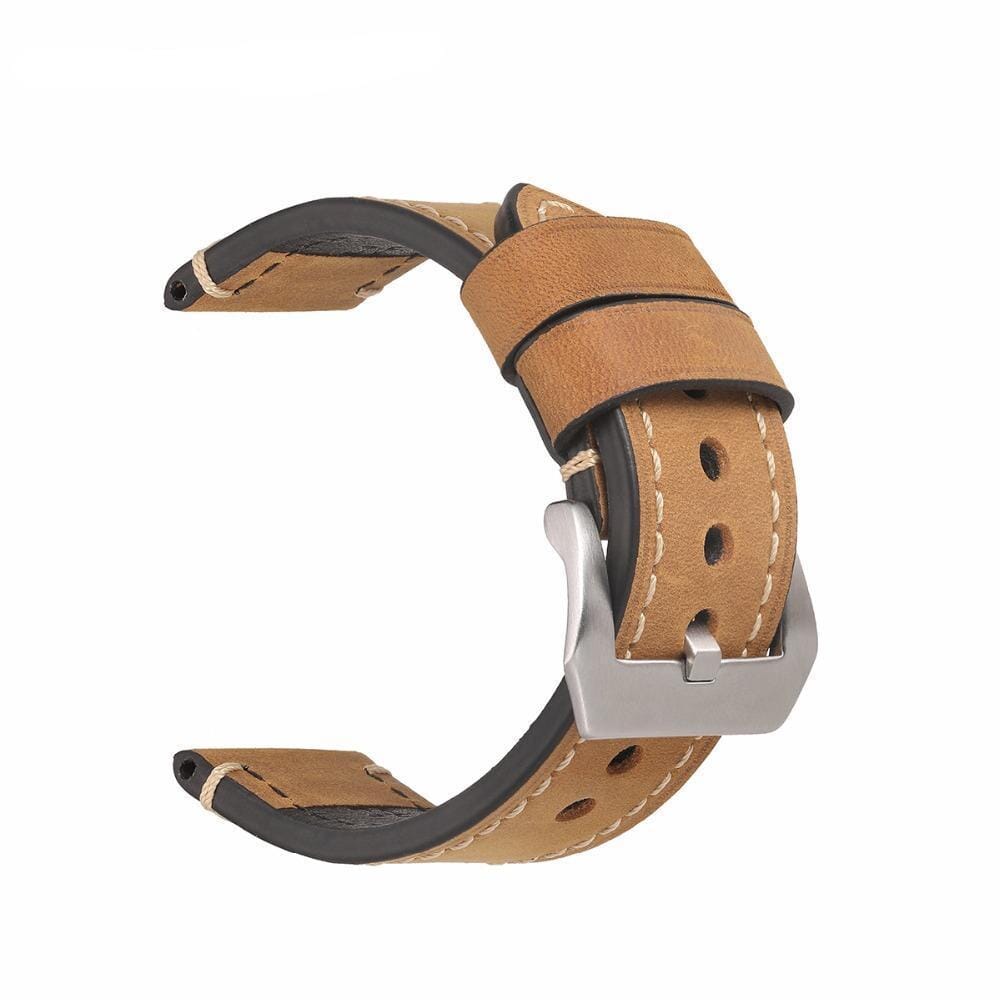 brown-silver-buckle-ryze-gene-watch-straps-nz-retro-leather-watch-bands-aus