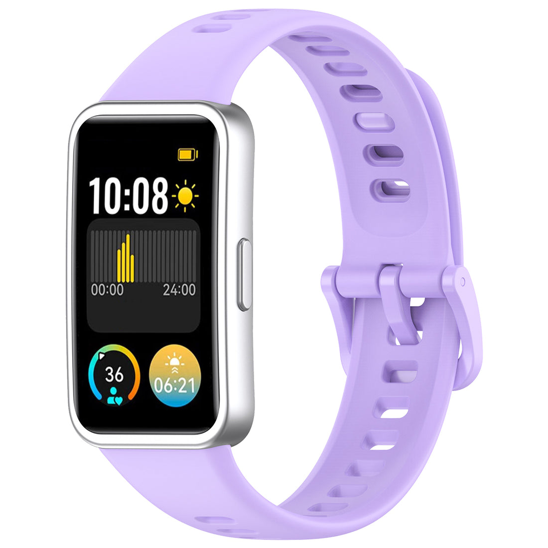 Replacement-Huawei-Watch-Band-8-9-10-Silicone-Watch-Bands-Lavender