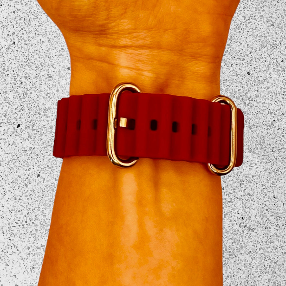 maroon-ocean-bands-coros-pace-4-watch-straps-nz-ocean-bands-watch-bands-aus