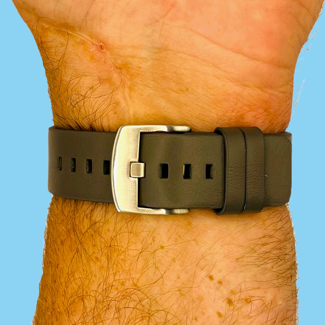grey-silver-buckle-garmin-forerunner-570-(42mm)-watch-straps-nz-leather-watch-bands-aus