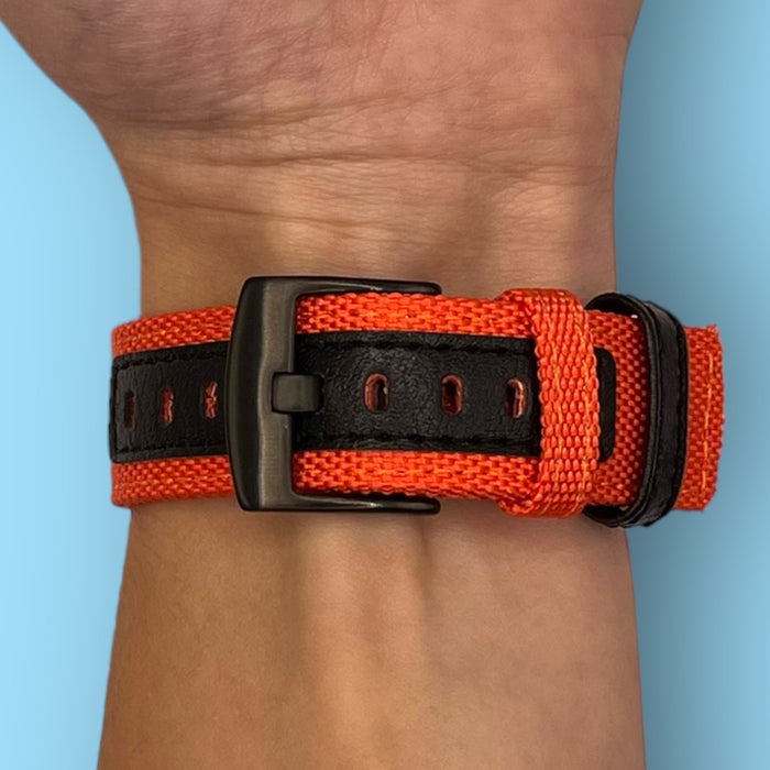 orange-samsung-galaxy-watch-7-(40mm)-watch-straps-nz-nylon-and-leather-watch-bands-aus