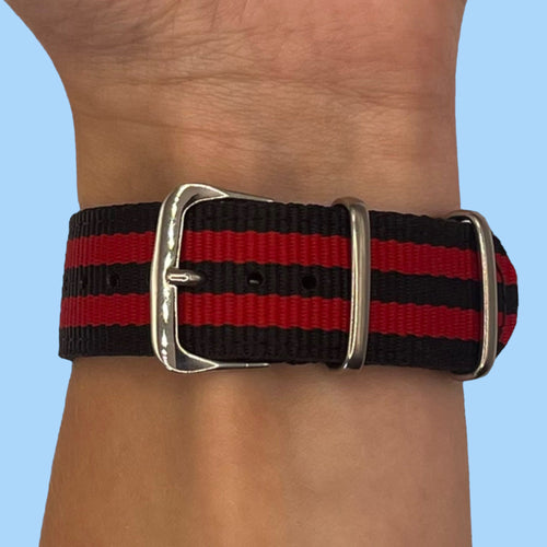 navy-blue-red-google-pixel-watch-3-(41mm)-watch-straps-nz-nato-nylon-watch-bands-aus