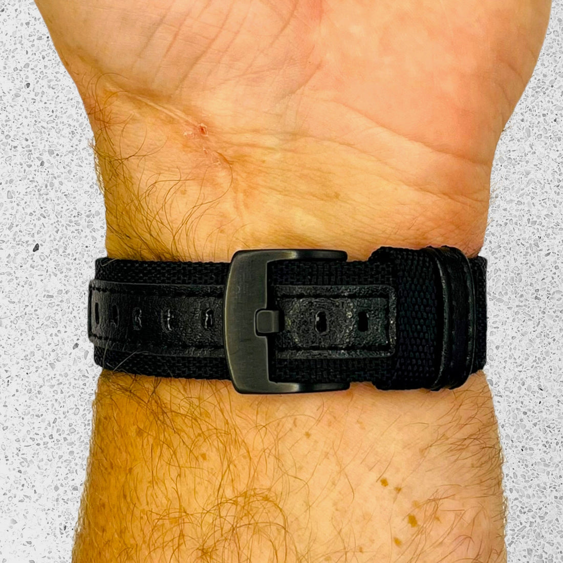 black-coros-vertix-watch-straps-nz-nylon-and-leather-watch-bands-aus