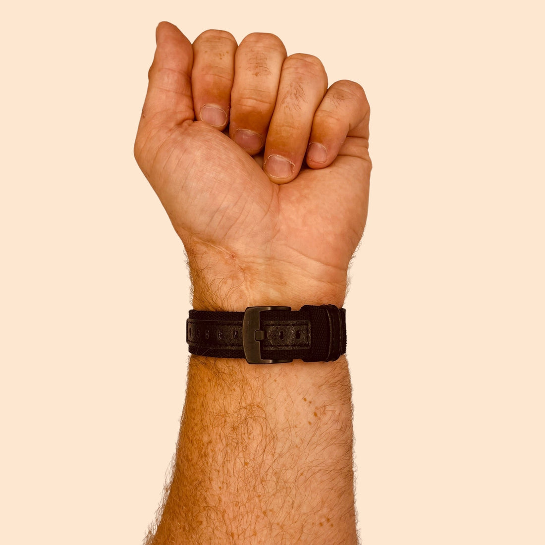 black-garmin-vivoactive-5-watch-straps-nz-nylon-and-leather-watch-bands-aus