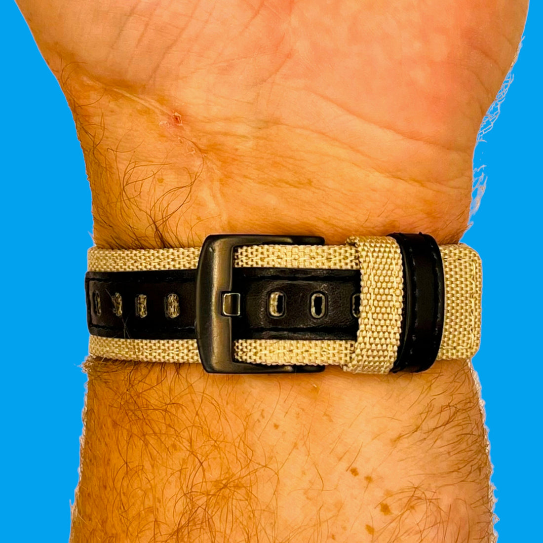 khaki-huawei-watch-gt-46mm-watch-straps-nz-nylon-and-leather-watch-bands-aus